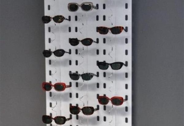 Expositor de pared para gafas